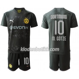 Borussia Dortmund M. GOTZE 10 Barn Bortedraktsett 2019-2020 Kortermet (+ Korte bukser)